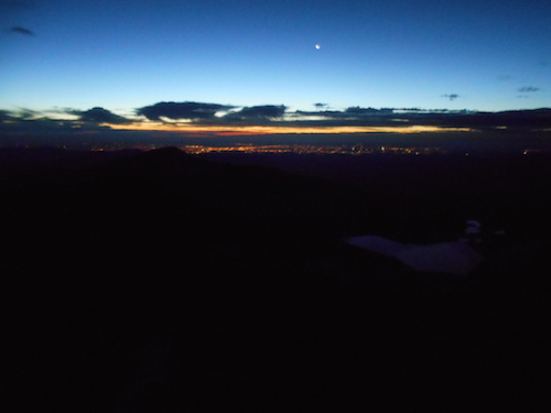 city lights of denver