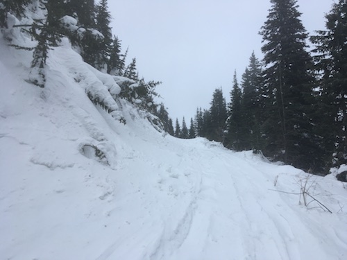 following the road