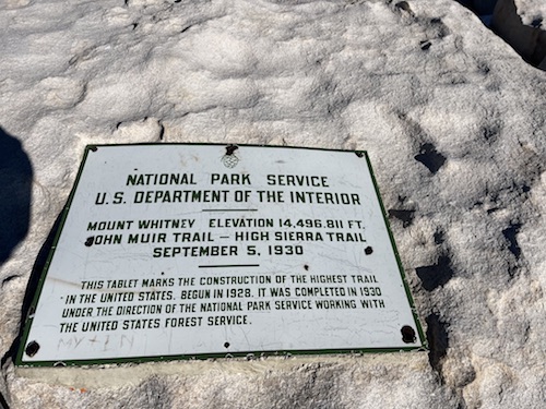 summit plaque
