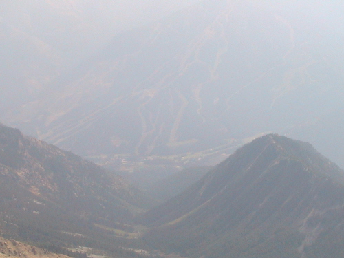 panorama in the smoke