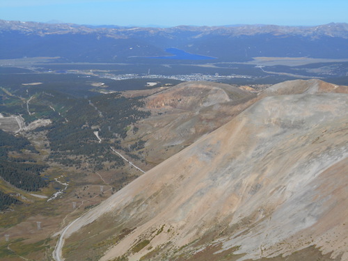 western view with leadville