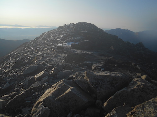 topping out on mount yale